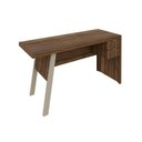 Ver imagem 1 de Mesa Computador Me4122 C/ 2 Gavetas Nogal - Tecno Mobili