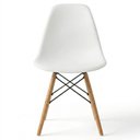 Ver imagem 3 de Cadeira de Jantar Charles Eames Eiffel Estrutura em Madeira Plástico PP Branco Sallar Home