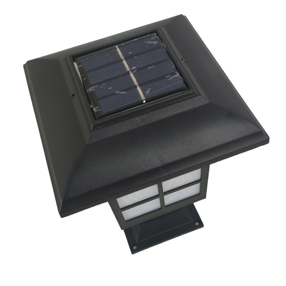 Luminaria Solar Oriental Espeto Balizador Spot Iluminaçao Decoraçao Casa Quintal Jardim Varanda Segu - 4