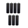 Kit 7 Pés Cama Box ou Baú Casal Ortobom 13cm Tubo Preto Forte - 1