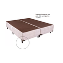 Ver mais imagens de Kit 7 Pés Cama Box ou Baú Casal Ortobom 13cm Tubo Preto Forte