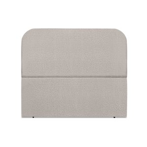 Cabeceira Estofada Cama Box Casal Alana 140cm Linho:cinza Claro