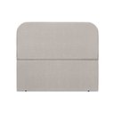 Ver imagem 1 de Cabeceira Estofada Cama Box Casal Alana 140cm Linho:cinza Claro