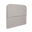 Ver imagem 2 de Cabeceira Estofada Cama Box Casal Alana 140cm Linho:cinza Claro