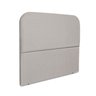Cabeceira Estofada Cama Box Casal Alana 140cm Linho:cinza Claro - 2