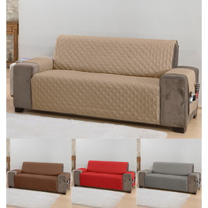 Capa para sofá matelado tamanho king para 3 lugares 1,8 metros cor caqui