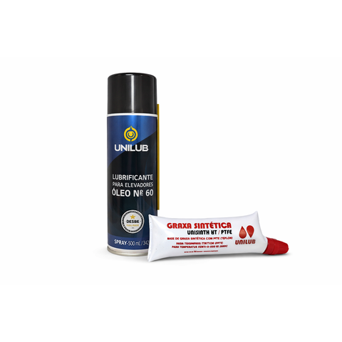 Kit Ptfe Sintética com Spray de Óleo 60 para Cabos - Altas Temperaturas