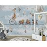 Papel De Parede Safari Animais Infantil Quarto De Bebê PP01E M² - 2