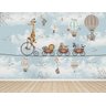 Papel De Parede Safari Animais Infantil Quarto De Bebê PP01E M² - 1