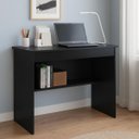 Ver imagem 1 de Escrivaninha Estudo Home Office Vitória Pratreleira Infeiror:preto