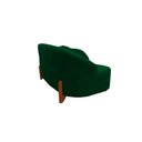 Ver imagem 6 de Namoradeira Sofá Feijão Moscou 130cm Orgânica Bouclé Verde