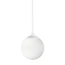 Ver imagem 2 de Pendente Branco C/ Globo de Vidro Branco de 14cm + Led 2w