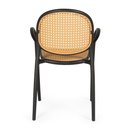 Ver imagem 6 de Kit 8 Cadeiras de Jantar Roma com Braço para Sala e Cozinha - Preto