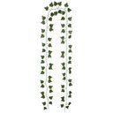 Ver imagem 1 de Planta Artificial Folhagem Hera Guirlanda X72 Verde 2,1m com 24 Peças