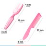 Kit Cuidados do Bebê Com Pente Escova Tesoura Aspirador Nasal Kit Recém-Nascido Rosa Lillo - 7