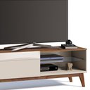 Ver imagem 2 de Rack Classic 146cm 1 Gaveta Off White Freijó Imcal