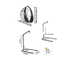 Ver imagem 3 de Cadeira Balanço Ninho com Suporte de Chão +almofada Impermeavel