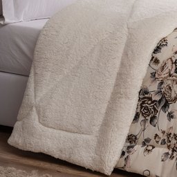 Coberdrom Casal King Winter 100% Algodão 01 Peça - Floral Tabaco - 2