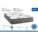 Ver imagem 3 de Cama Box C/ Auxiliar Casal: Colchão Inovaflex Ensacadas Essential+base Crc Corano Black (138x188)