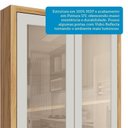 Ver imagem 6 de Armário de Cozinha Completa 7 Peças 16 Portas com Vidro e Tampo 100% MDF Barbados Espresso Móveis