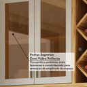 Ver mais imagens de Armário de Cozinha Completa 7 Peças 16 Portas com Vidro e Tampo 100% MDF Barbados Espresso Móveis