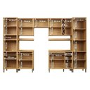 Ver imagem 4 de Cozinha Completa 100% Mdf 7 Peças 16 Portas com Vidro e Tampo Barbados Espresso Móveis