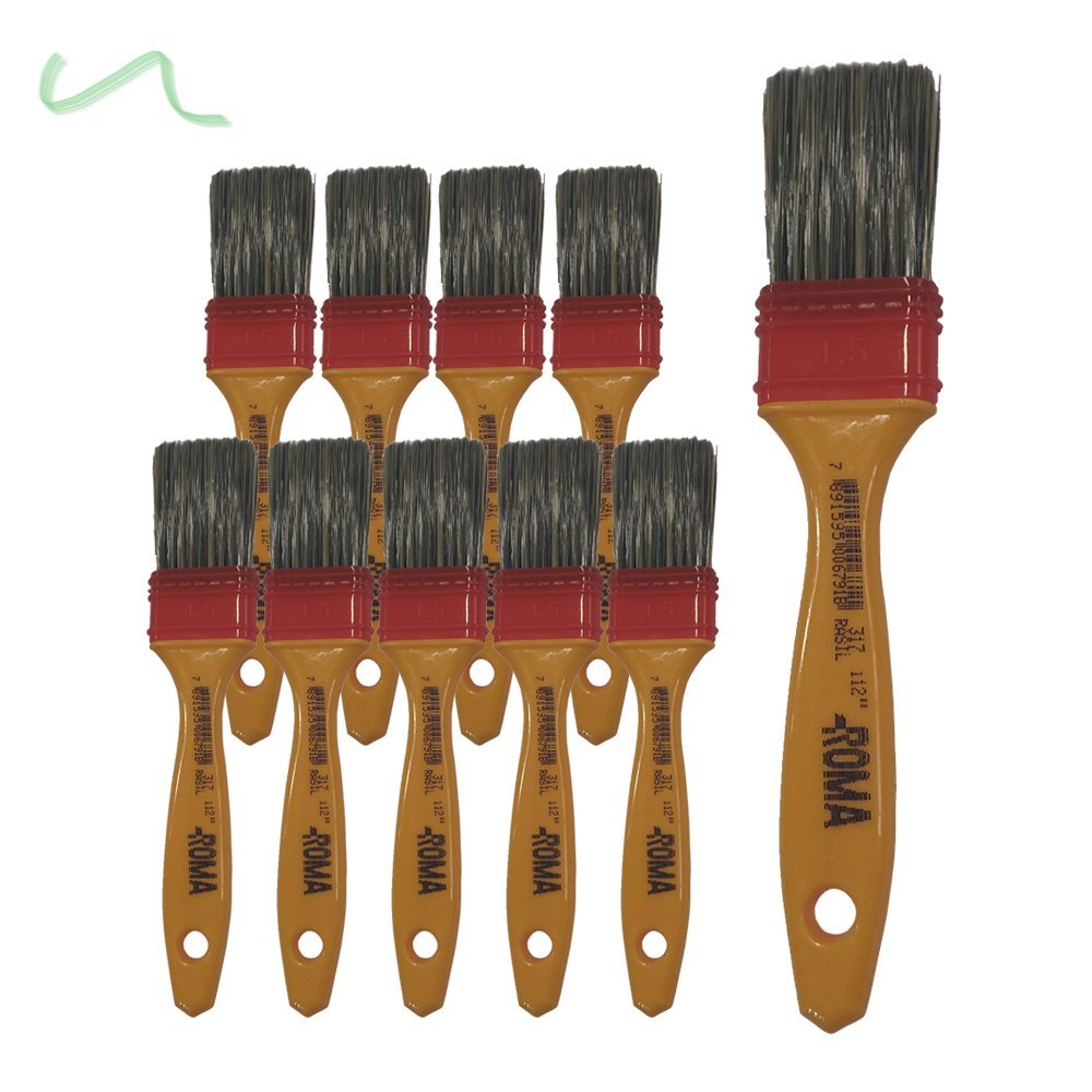 Pincel Detalhamento Automotivo Trincha Gold 317 Roma 1.1/2 Pol - 10 ...