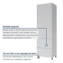 Ver imagem 5 de Cozinha Rainha 5 Peças 8 Portas 100% MDF Branco/Natura