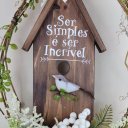 Ver imagem 3 de Plaquinha Pendente Ser Simples É Ser Incrível 52x34