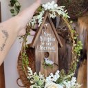 Ver imagem 2 de Plaquinha Pendente Ser Simples É Ser Incrível 52x34