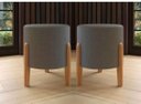 Ver imagem 2 de Puff Banqueta Domus Decorativo Luxo - cinza
