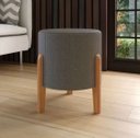 Ver imagem 1 de Puff Banqueta Domus Decorativo Luxo - cinza