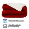 Cobertor Edredom Sherpa Casal Queen Grosso Cores Macio Casen Cor:vermelho - 3