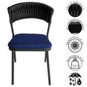 Ver imagem 2 de Kit 6 Cadeiras Nice Alumínio Tricô Náutico Área Gourmet Acesse Móveis