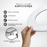 Assento Sanitário Almofadado Smart Branco para Vaso Celite - 5