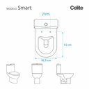 Ver imagem 3 de Assento Sanitário Almofadado Smart Branco para Vaso Celite