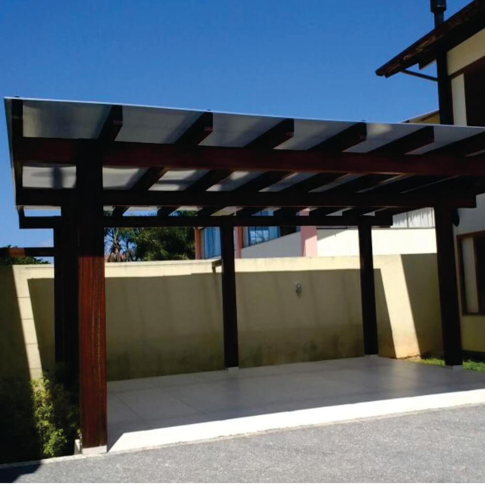 Chapa de Policarbonato Alveolar - 1.05m x 6m - 10mm (bloqueia de 5°C a 6°C) - 2