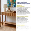 Ver mais imagens de Aparador 2 Gavetas Ripadas em Madeira Maciça Magna CabeCasa MadeiraOriginals Bege/Mel