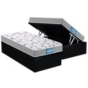 Ver imagem 1 de Cama Box Baú Solteiro: Colchão Ortopédico Probel D45 / EP Guarda Costas PróExtreme Plus Double