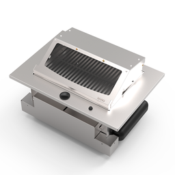 Churrasqueira Cooktop de Embutir à Gás GLP Saro Inox - 6