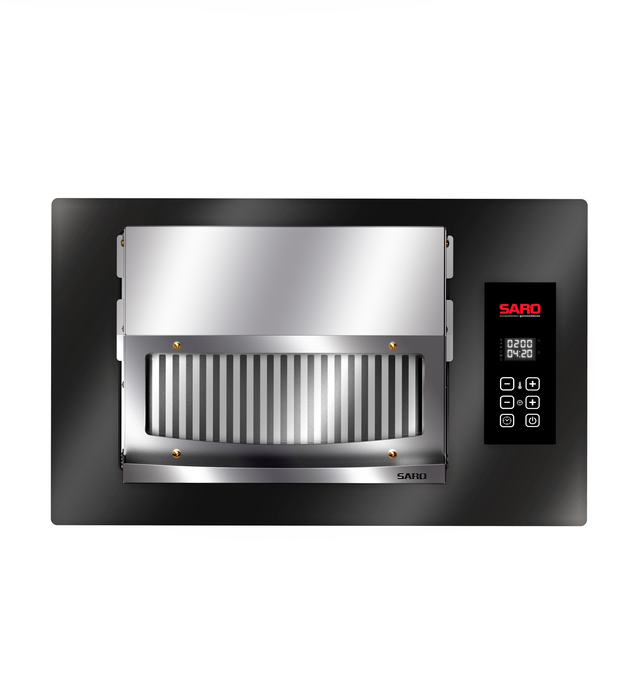 Churrasqueira Cooktop Elétrica Digital de Embutir 70x48x30cm 220V Saro Inox - 6