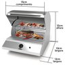 Churrasqueira de Bancada à Gás GN Saro Inox - 5