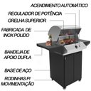 Ver imagem 4 de Churrasqueira à Gás Americana GLP Saro Inox