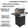 Churrasqueira à Gás Americana GLP Saro Inox - 4