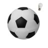 Luminária Abajur Usare Bola de Futebol Branca e Preta com Lâmpada Led - 1