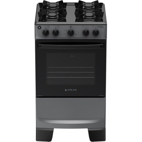 Fogão 4 Bocas Mônaco Lustro Mesa Esmaltada Atlas