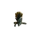 Ver imagem 4 de Escultura Pássaro Resina Verde 12cm