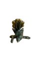 Ver imagem 4 de Escultura Pássaro Resina Verde 12cm