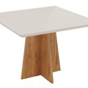 Ver imagem 6 de Conjunto para Sala de Jantar com 4 Cadeiras Santal Yescasa Bege/Mel/Off White