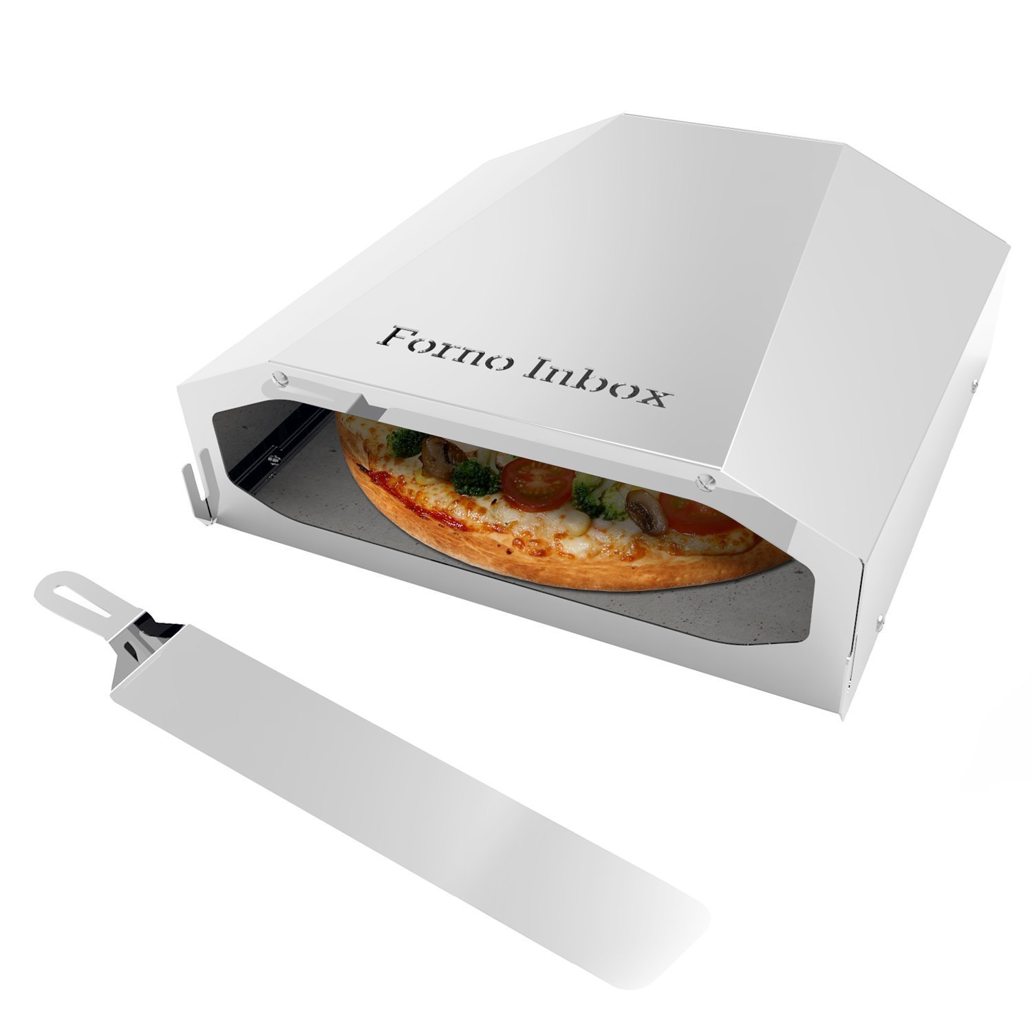 Forno de Pizza Inbox para Sobrepor no Fogão/Churrasqueira Saro Inox